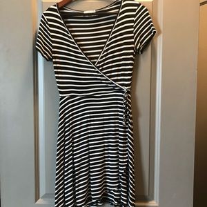 Charlotte Russe Striped Black and White Mini Dress